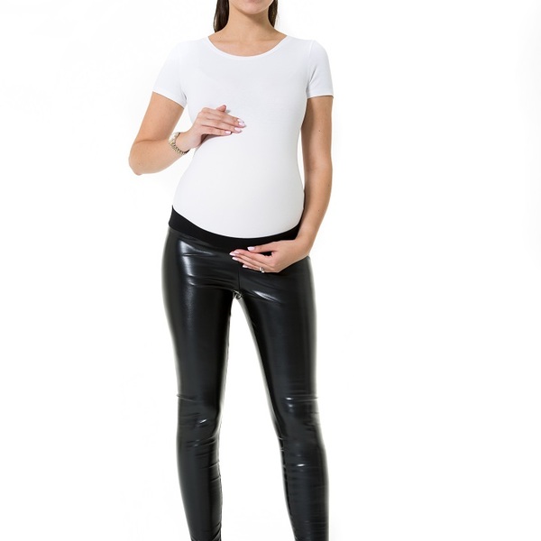 Shiny Maternity Tights (Low Rise) - Maternity